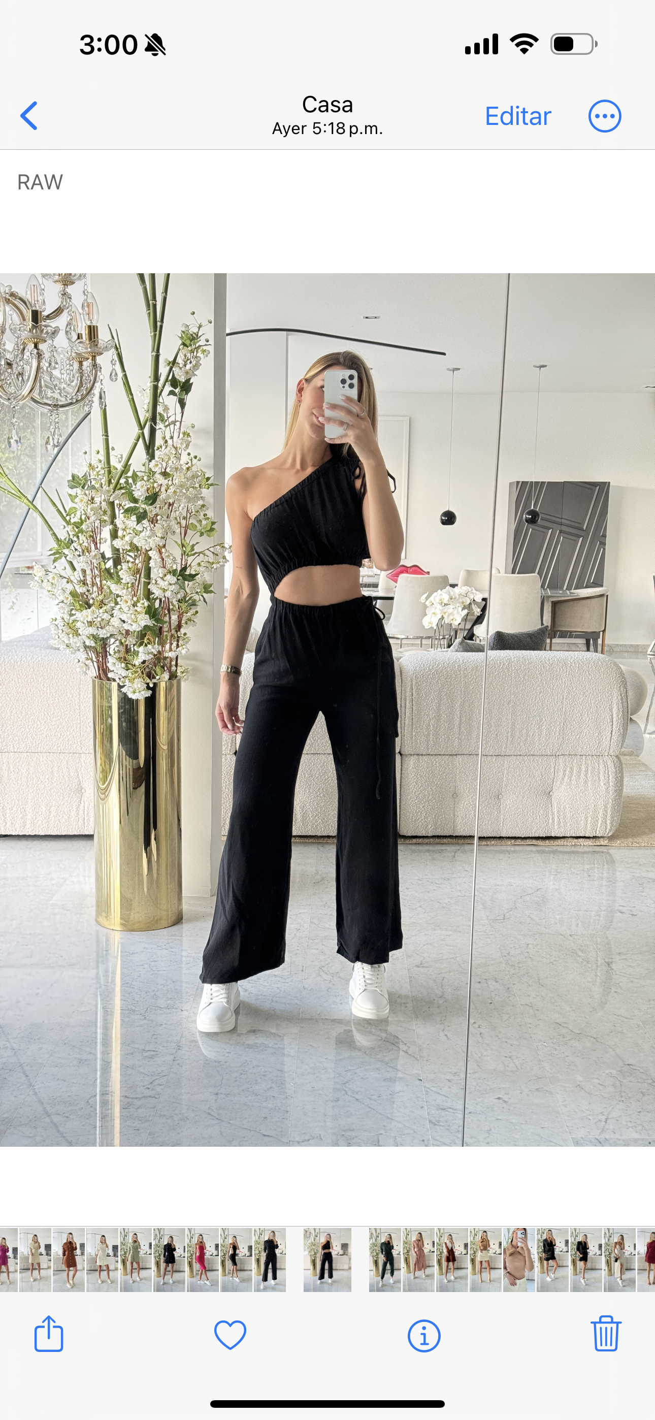 Jumpsuit negro stretch