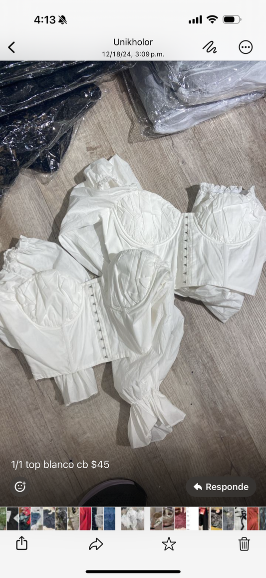 Top blanco mangalarga cb