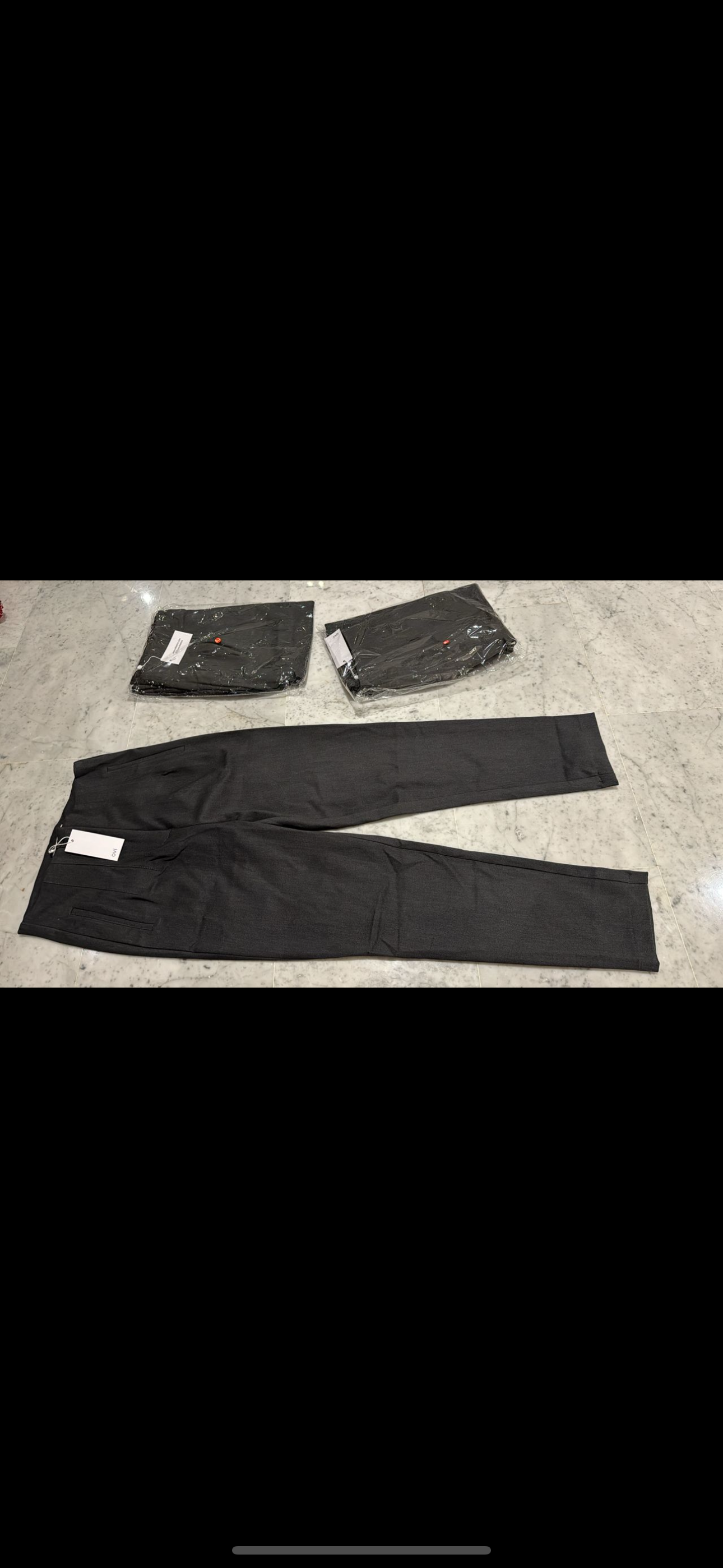 Pantalon de vestir gris oscuro Ovi