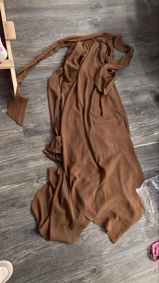 Vestido marron holgado cb
