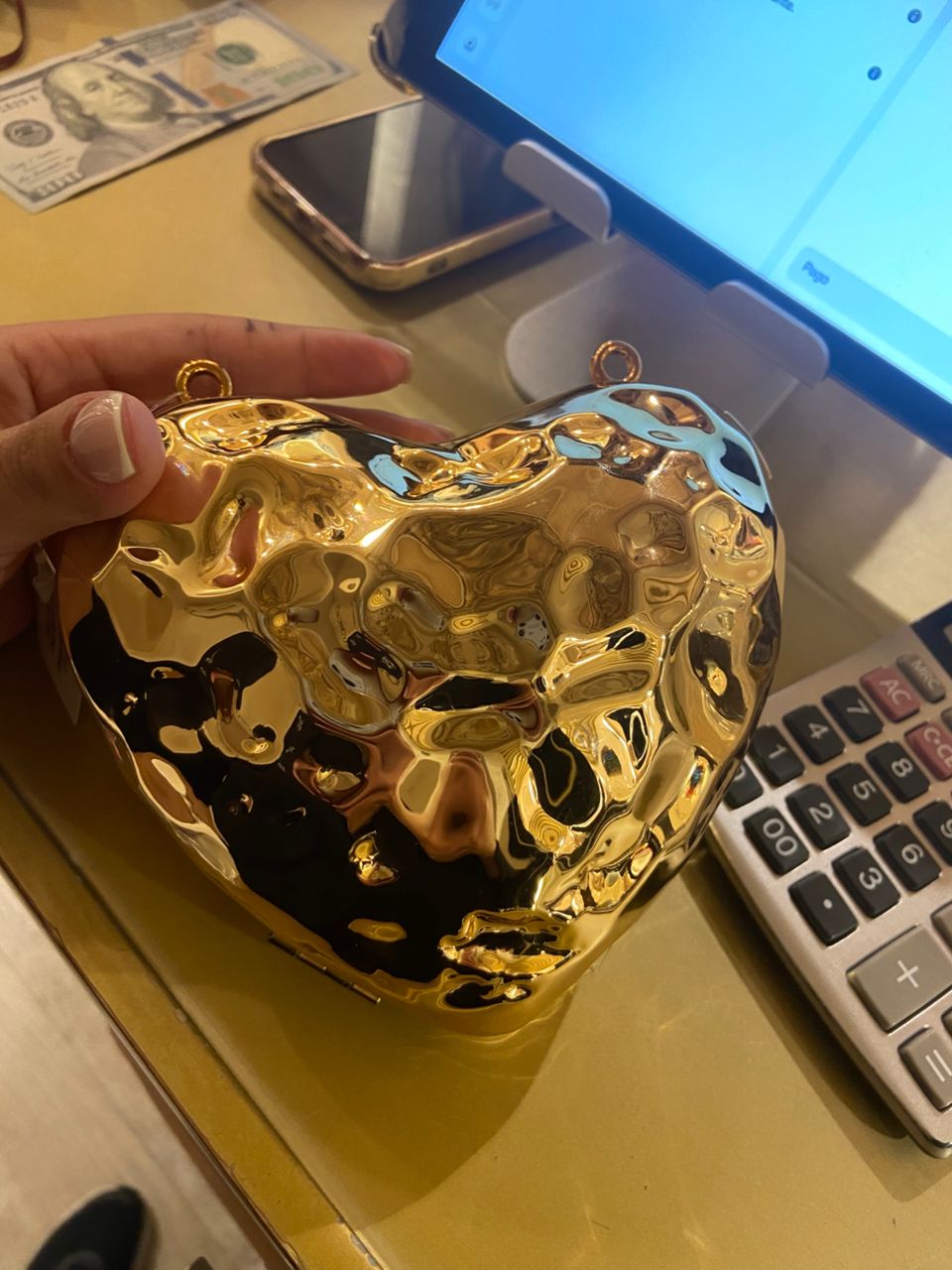 Cartera corazón pequeño cb
