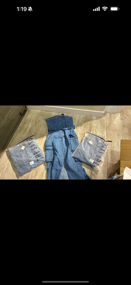 Vestido de jeans con correa