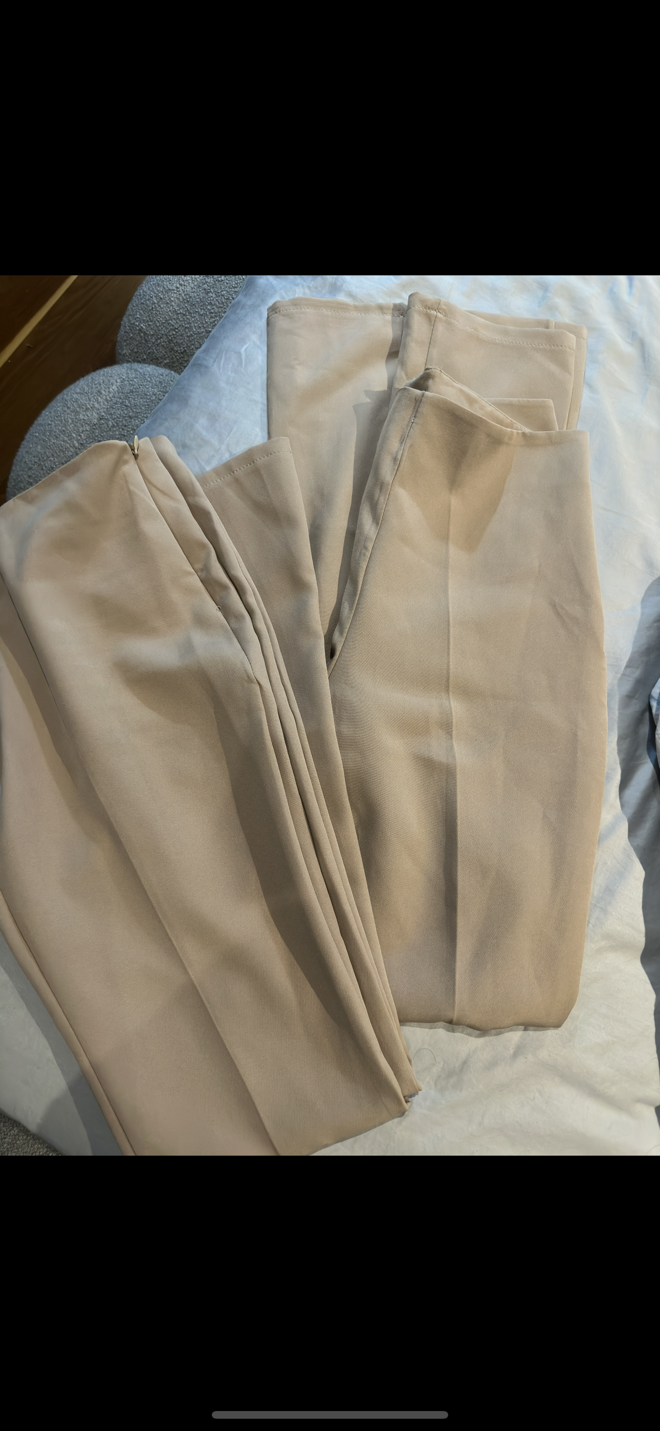 Pant de vestir beige