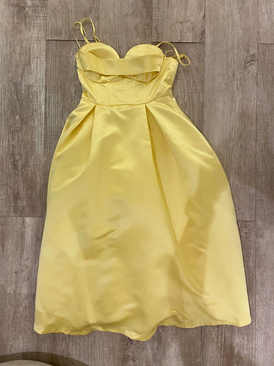 Vestido princesa amarillo cb