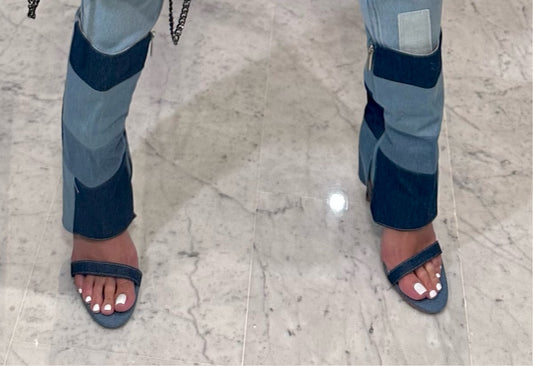 Tacones de jeans