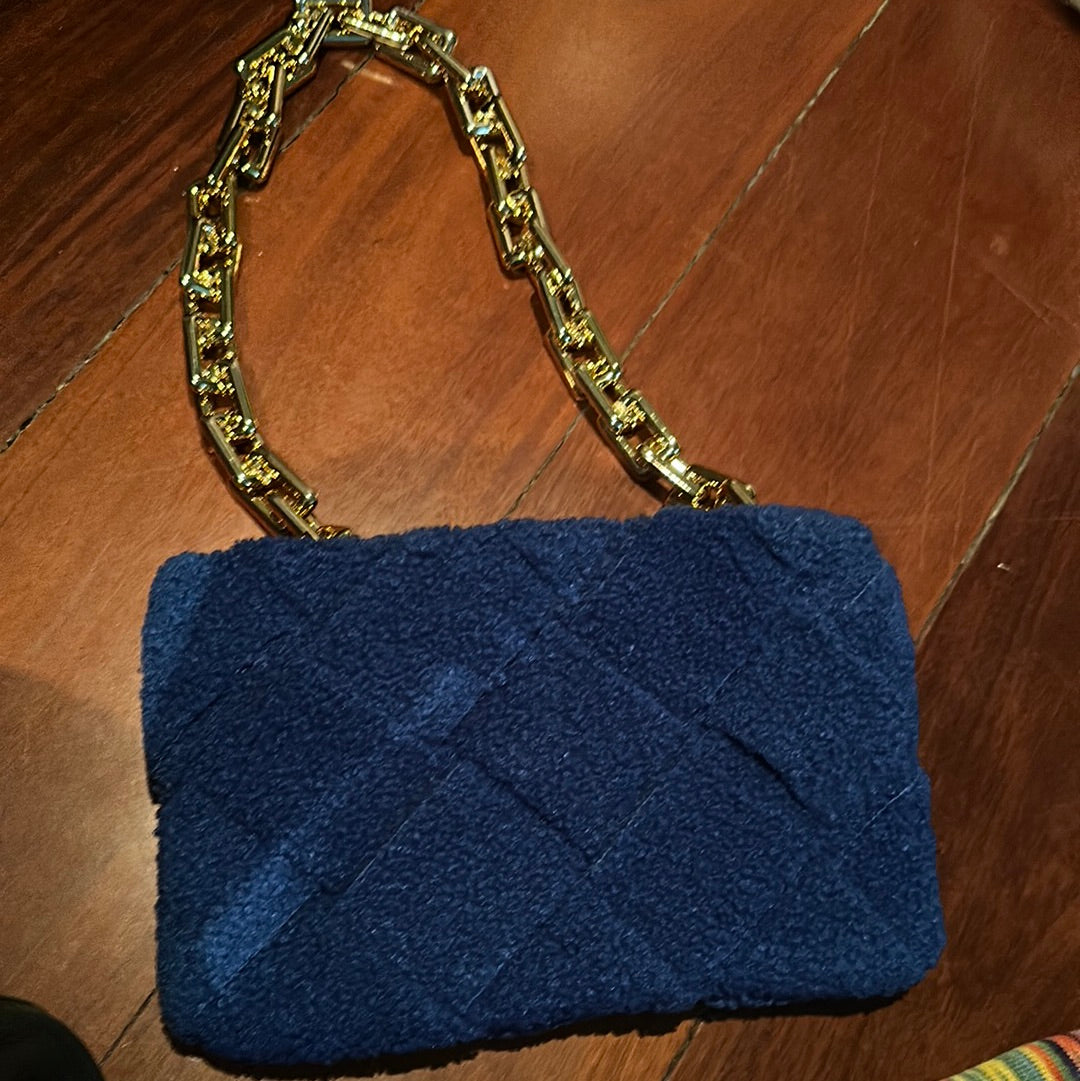 Cartera azul
