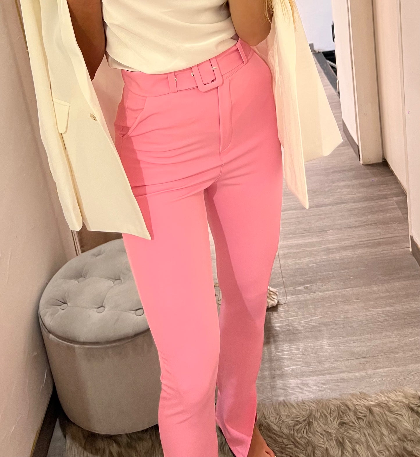 Pant de vestir Rosa