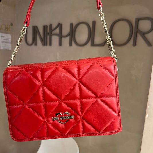 Cartera love Moschino rojo