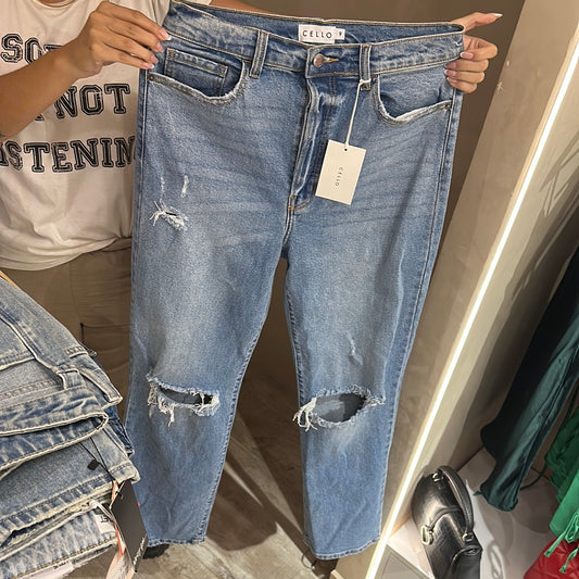 Jeans cello bota ancha
