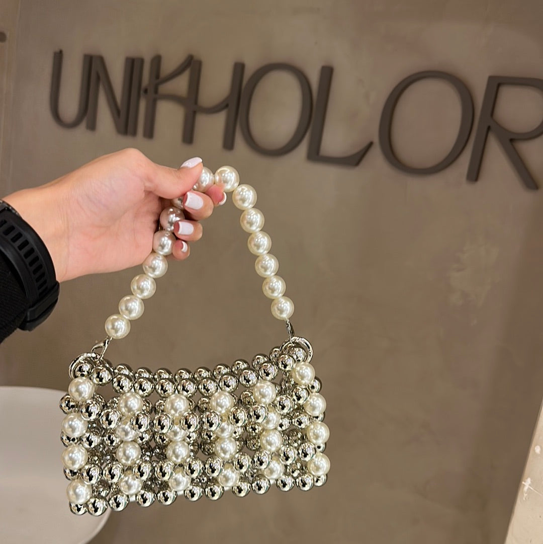 Cartera perlas