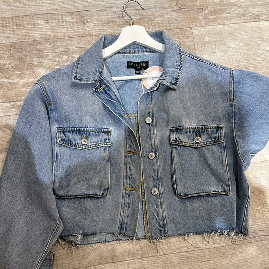 Chaqueta de jeans love tree